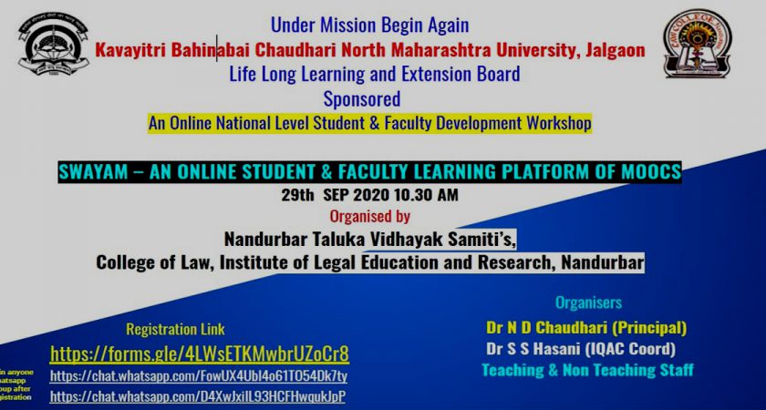 An Online Student & Faculty Development Workshop